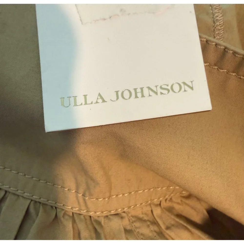 Ulla Johnson Leo Wide Leg Belted Trouser Pant NWT Women's size 0 Lightweight